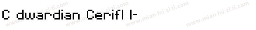 C dwardian Cerifl I字体转换